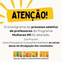 SELEÇÃO DE PROFESSORES DO PROGRAMA MULHERES MIL