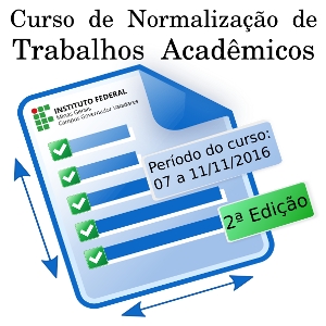 Banner curso normas ABNT para trabalhos acadêmicos - 2ª edição