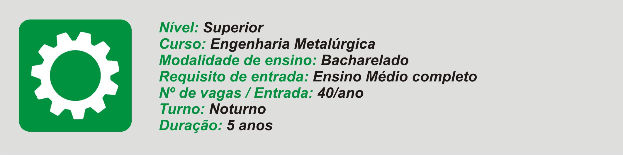 bacharelado metalurgia