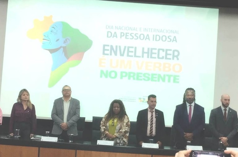 cerimônia de abertura do Dia Nacional e Internacional da Pessoa Idosa