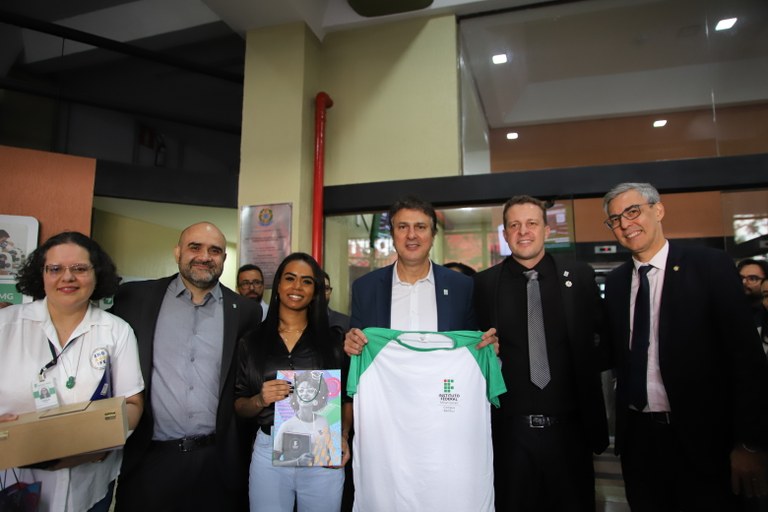 Visita do ministro Camilo Santana à Reitoria do IFMG