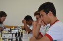 Parte da equipe de Xadrez do IFMG, formada por alunos dos campi Ribeirão das Neves e Sabará