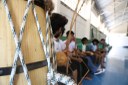 Oficina de Capoeira no Ginásio de esportes do Campus Ribeirão das Neves