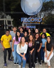 A atividade foi acompanhada pelo professor Silas Rocha que leciona marketing no IFMG.