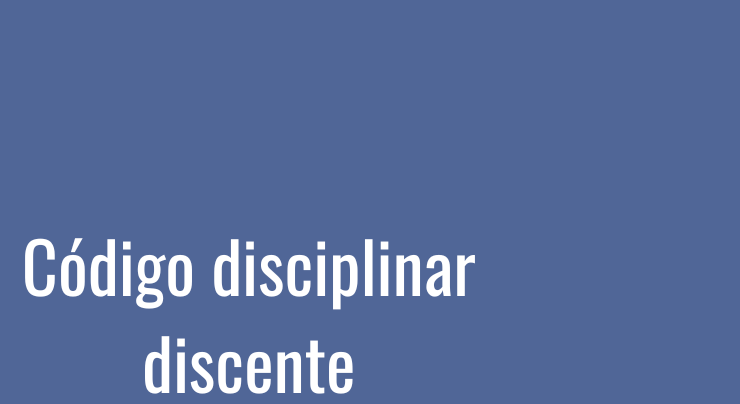 Código disciplinar discente