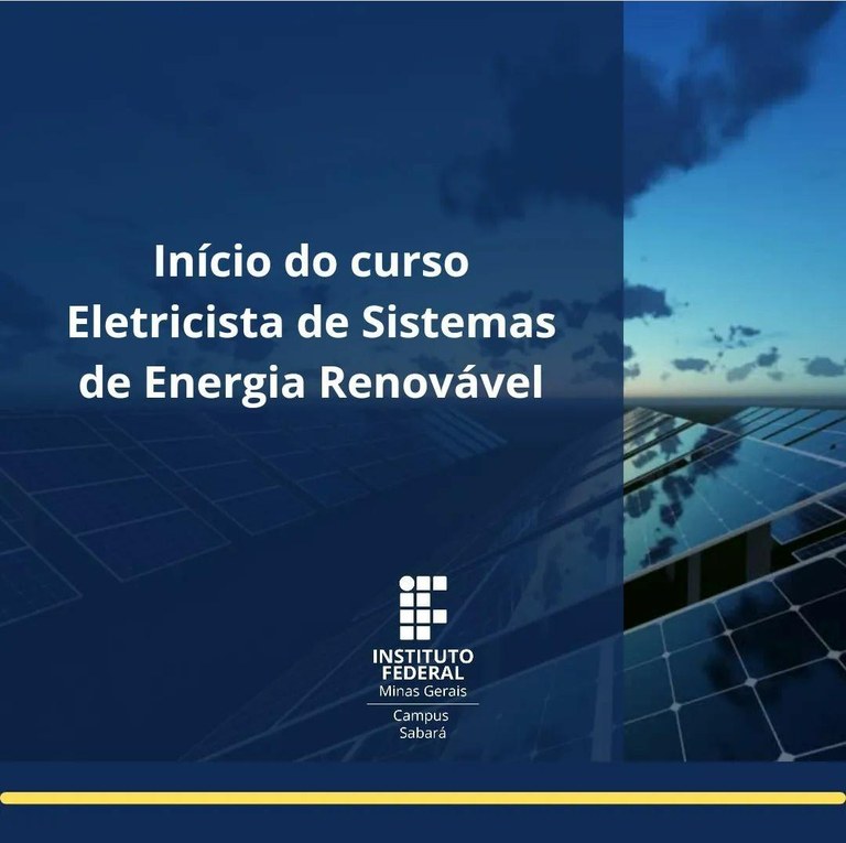 CURSO FIC - ELETRICISTA DE SISTEMAS DE ENERGIAS RENOVÁVEIS